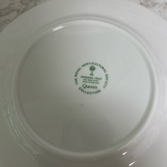 4 Queens Royal Horticultural Society Collection Salad Plates bone china England - Picture 8 of 14